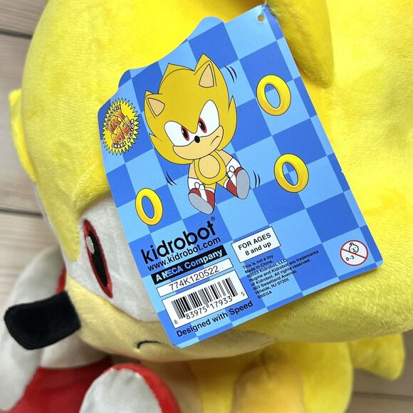 Kidrobot Super Sonic The Hedgehog 20" HugMe Shake Action Vibrating Plush Toy NWT - Picture 11 of 15